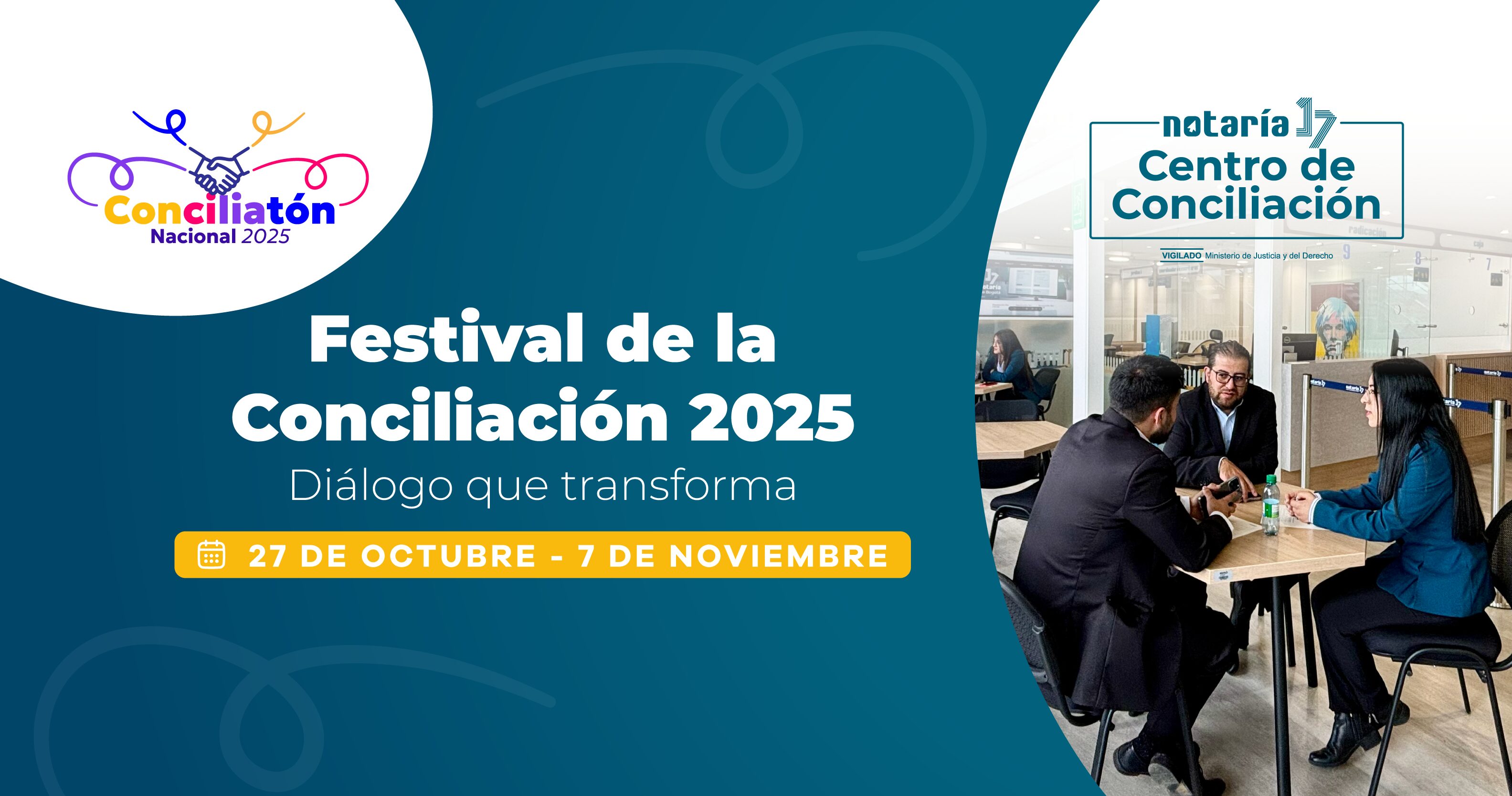 Banner aniversario Home Notaría 17 Bogota aniversario